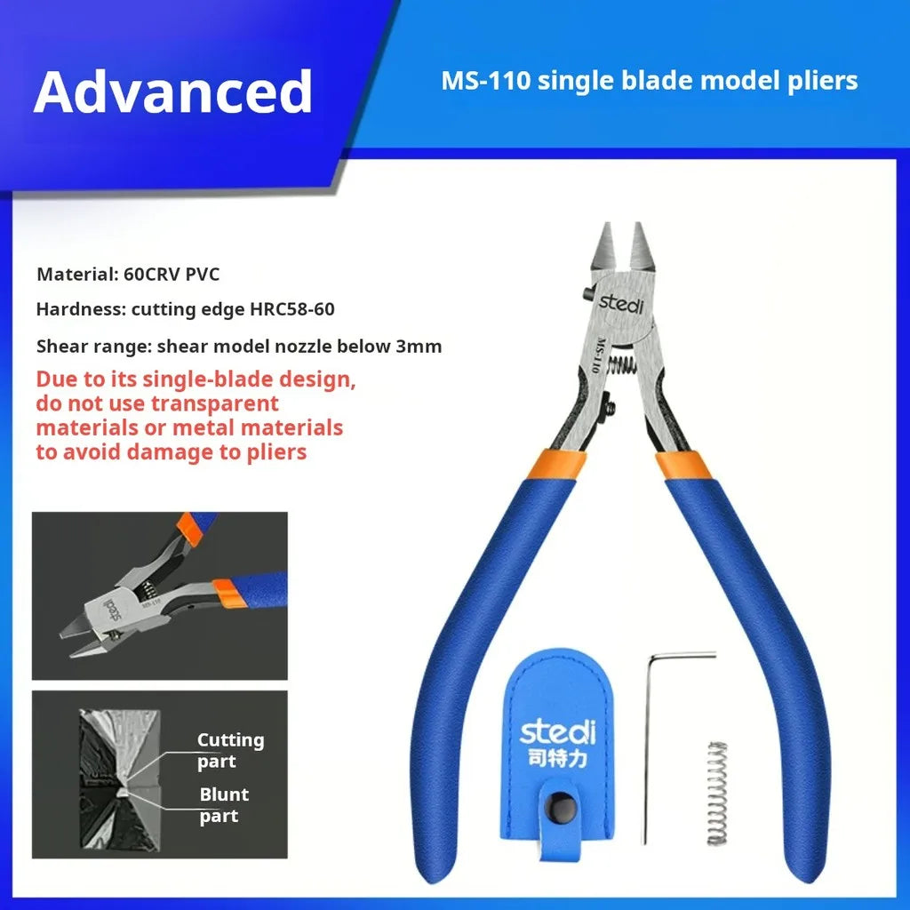 Stedi MS-110 Single Blade Model Pliers for Gundam Scale  Model Cutting Tool Model DIY Specific Advanced Single-blade Pliers