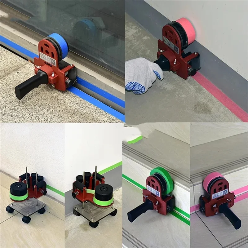 A84X-Spray Paint Sticker Masking Tape Dispenser Beauty Seam Tape Pasting Machine Textured Paper Pasting Linear Guide Mark