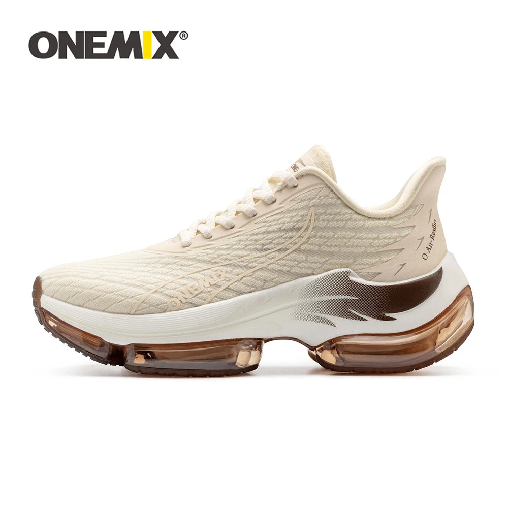 ONEMIX 2025 New Running Shoes for Men Air Cushion Athletic Couple Trainers Sport Runner Shoes for Outdoor Women Walking Sneakers
