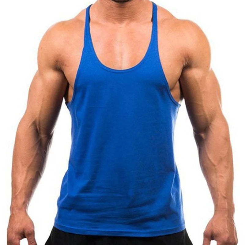 Bodybuilding Tank Top Men's Bodybuilding Clothes Fitness Sleeveless Top For Bodybuilding Male Undershirt Clothing Gym