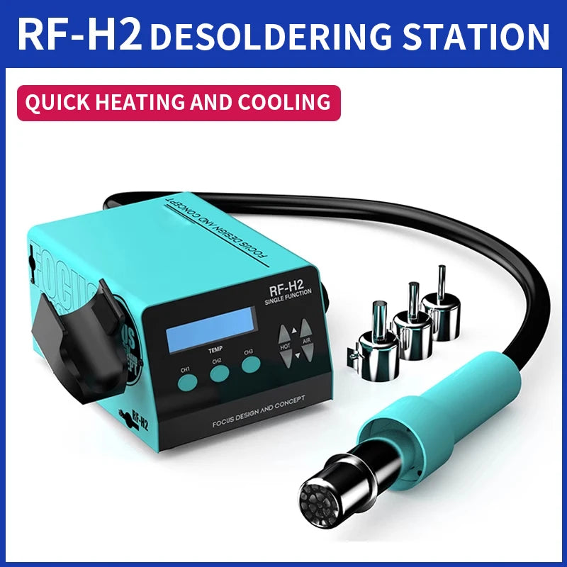 Turbine anti-static hot air desoldering station Air gun repair welding digital display high frequency BGA chip desoldering stati