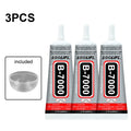 LOOLIFL 50ML B-7000 Clear Super Glue Phone Screen Repair Glue Universal Jewelry Crafts Ceramic Glass Plastic Metal Wood Adhesive