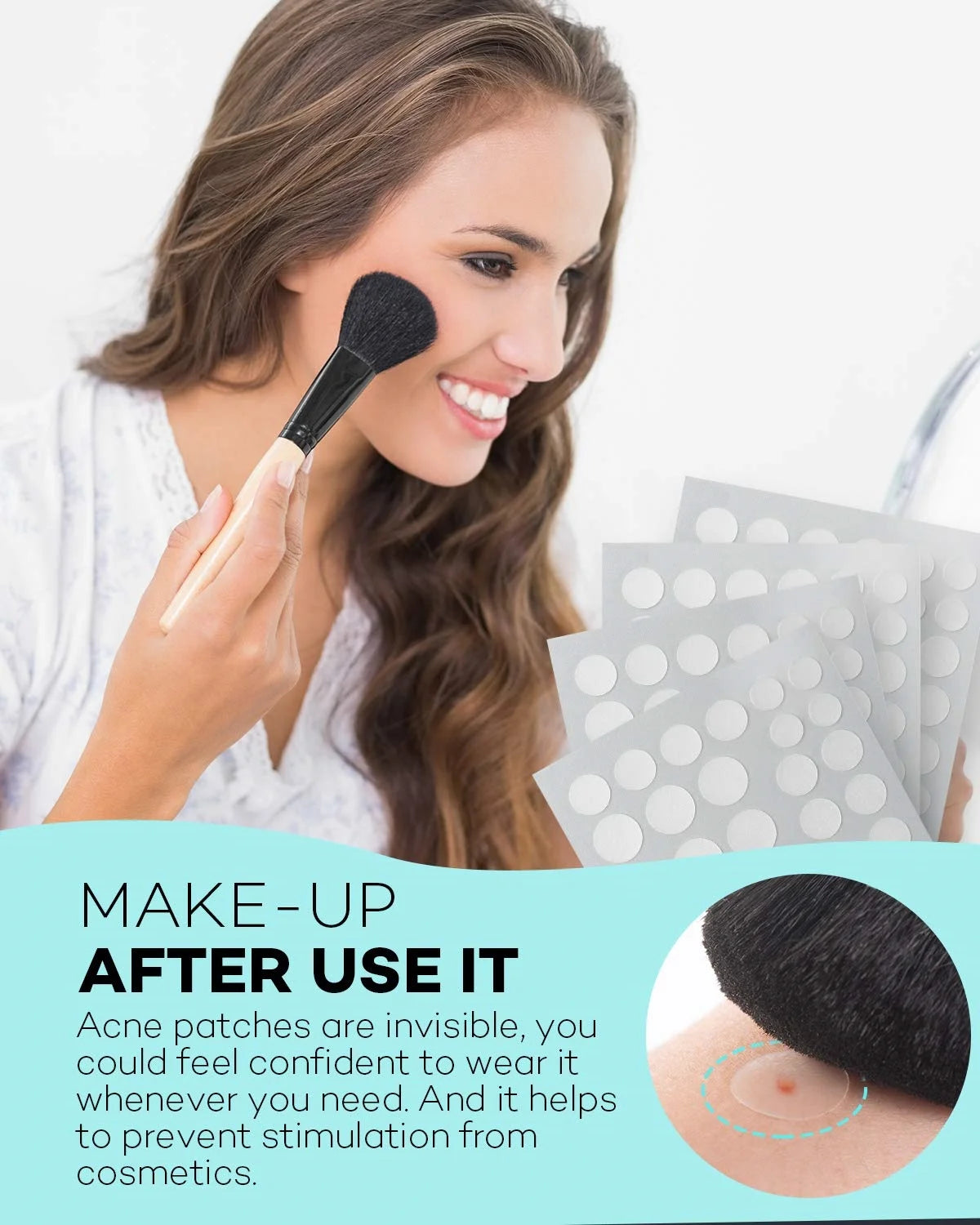 864 Day and Night Acne Patches - Gentle and non-irritating acne patches to clear acne and cover blemishes - 396 Day and Night Ro