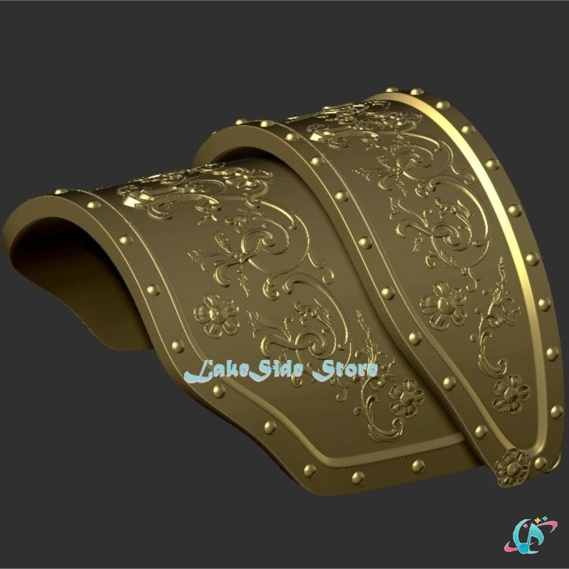 Rumi Shoulder Armor Golden Colour PLA Prop Kpop Demon Hunter Cosplay HUNTRX Printed Accessories Decor Halloween Party Stage Suit