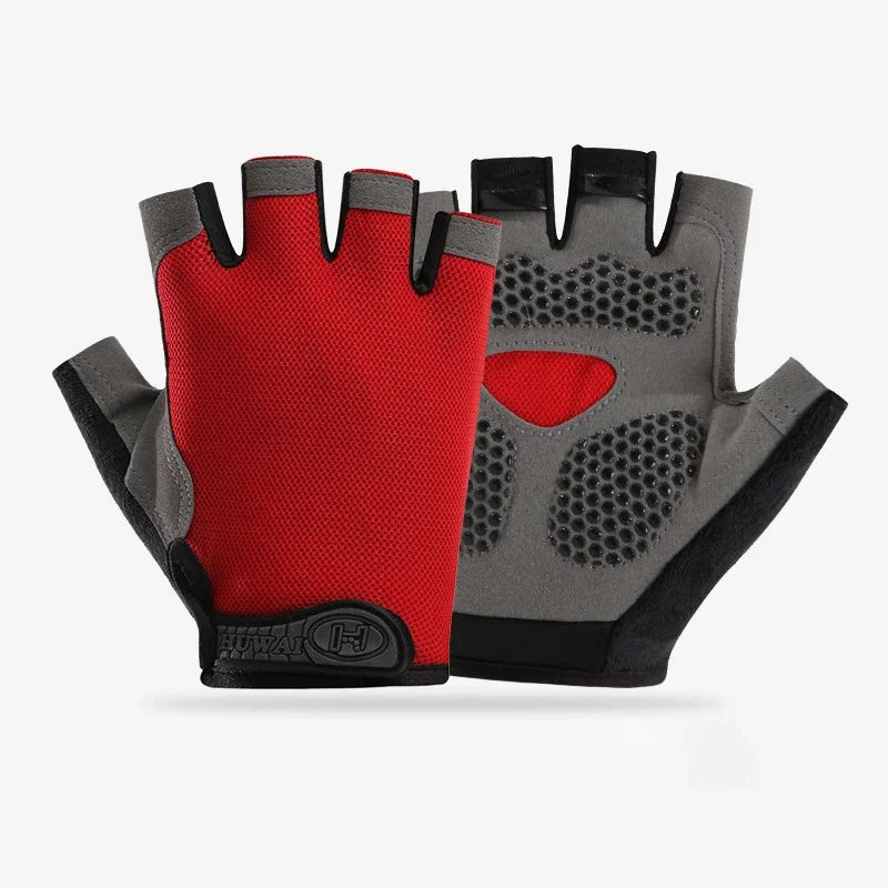 Gym Gloves Fitness Training Fingerless Men Women Bodybuilding Exercise Sports Gloves for Cycling Bicycle Anti Slip Breathable