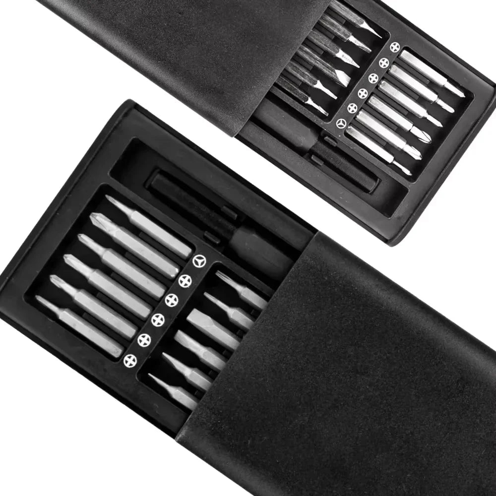 25 In 1 With 24 Piece Magnetic Precision Screwdriver Set Mini Pocket Screwdriver Set, Small Repair Set For Mobile Phone/PC/Came