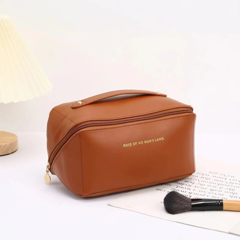 Portable Travel Cosmetics Storage Bag Large-Capacity Makeup Bag Waterproof Beauty And Skincare Beauty Pillow Toiletries Handbag