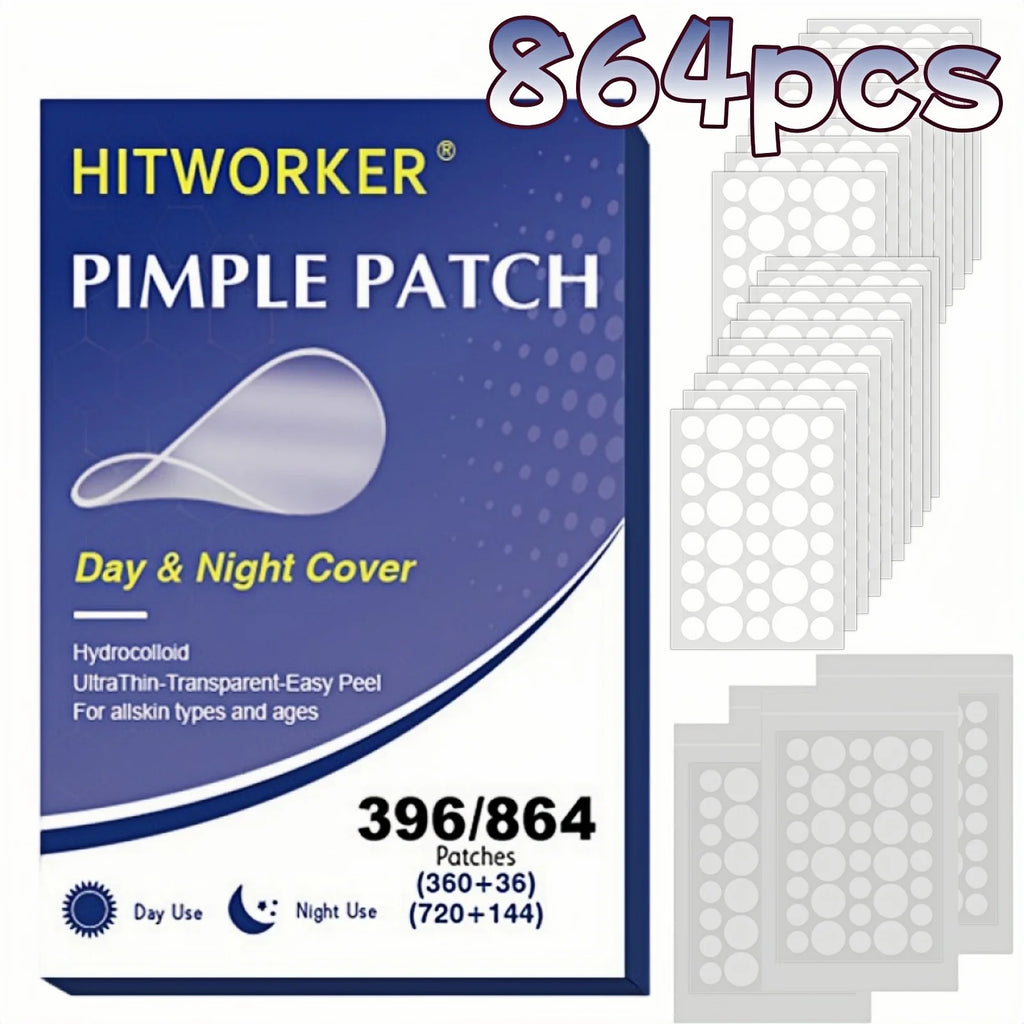 864 Day and Night Acne Patches - Gentle and non-irritating acne patches to clear acne and cover blemishes - 396 Day and Night Ro