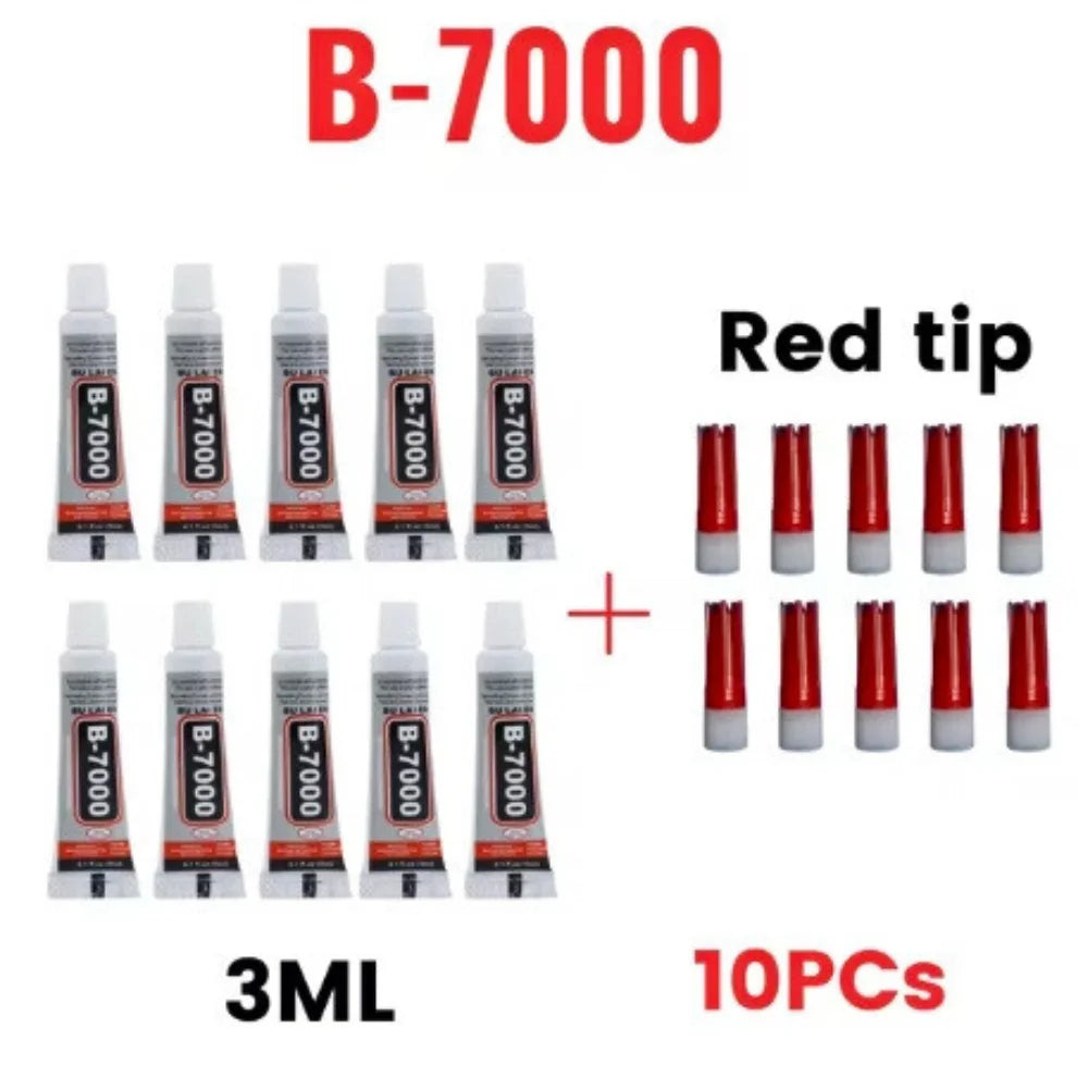 B-7000 3ML Clear Contact Phone Repair Adhesive B7000 Glass Plastic Universal DIY Glue 5/10/20/50 Pieces B7000 Glue