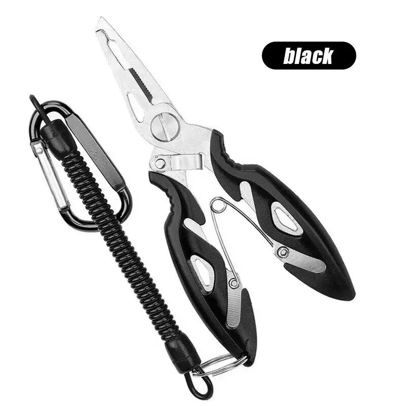 Multifunctional Curved Mouth Road Sub Pliers Cutting Lines Uncoupling Fish Hooks Opening Coils Outdoor Fishing Tools Plier