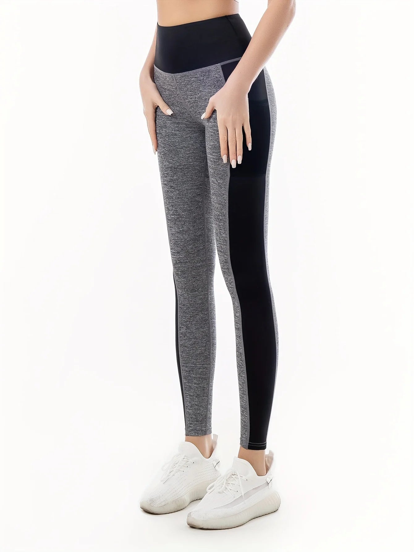 Yoga pants lift hip high waist seamless female peach hip elastic fitness tight quick dry running pants