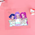 Kpop Demon Hunter Cartoon 3D Transfer Sticker UV DTF Stickers Kawaii Water Cup Water Bottle Lunch Box DIY Waterproof Sticker
