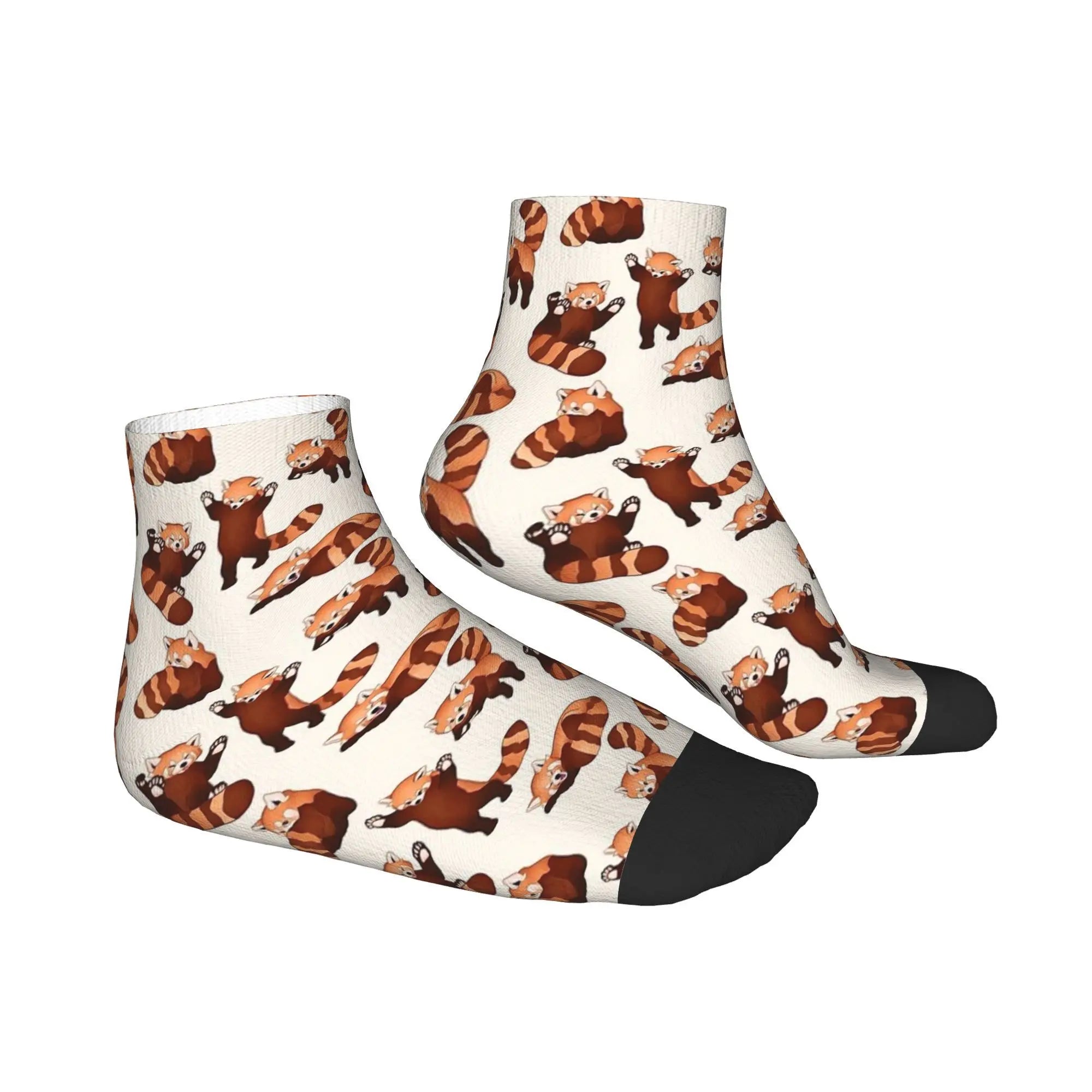 Red Panda Animal Socks Harajuku Sweat Absorbing Stockings All Season Socks Accessories for Man's Woman's Gifts