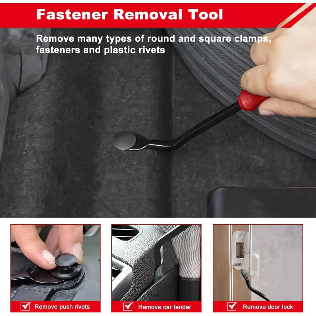 Auto Clip Pliers Set, 3PC Fastener Removal Tool for Car Door Dashboard Repair Kit