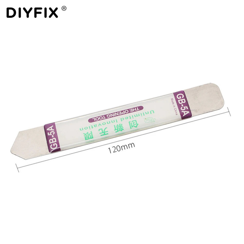 DIYFIX Stainless Steel Blade Soft Thin Pry Spudger Cell Phone Tablet Screen Battery Opening Tools for iPhone iPad Samsung Opener