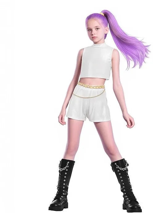 Anime Kpop Monster Hunter Costume Cosplay Girl Costume Demon Hunter Anime Children's Set 3D Printed Women's Halloween Costume