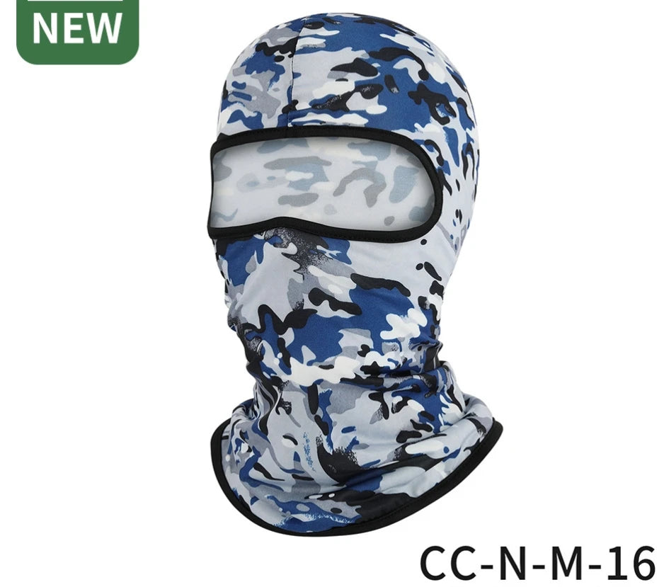 Motorcycle Balaclava Sun Protection Full Face Mask Breathable Mesh Airsoft Mask Balaclava Bicycle Cycling Head Cover Unde