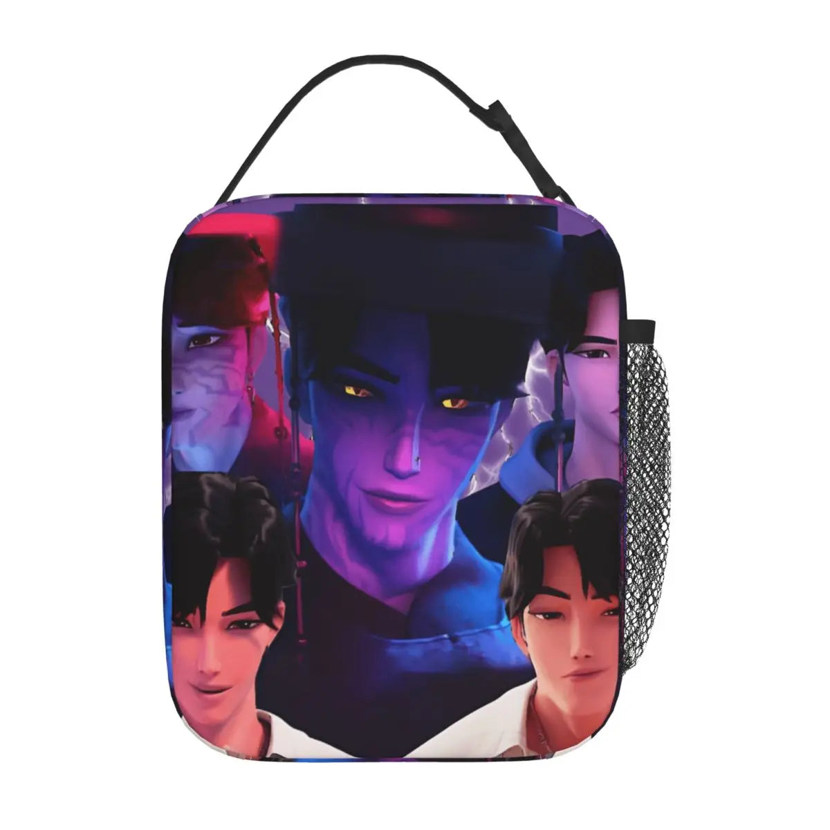 Huntrix Girls Cup Noodles Kpop Demon Hunters Lunch Bag Portable Lunch Box Men Office Print Cooler Bag Leisure Oxford Lunch Bags
